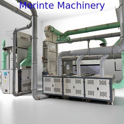 Waste cotton cleaning machine line