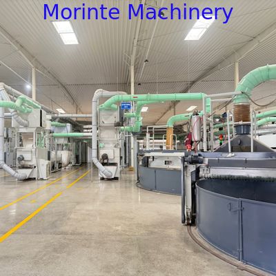 Waste cotton cleaning machine line