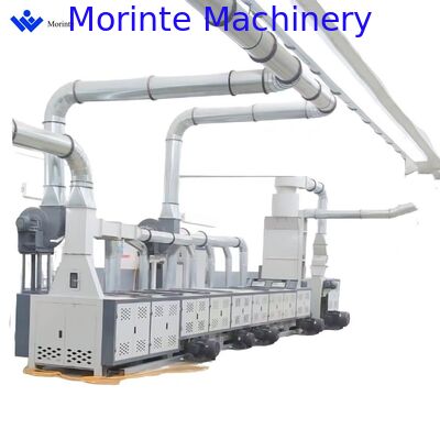 Garment waste recycling line