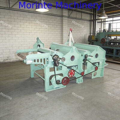 Fabric opening and recycling machine