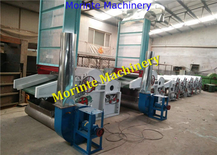 Morinte 7 rollers hosiery waste and lycra recycling machine for spinning mills
