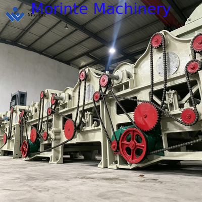 Máquina para abrir residuos textiles